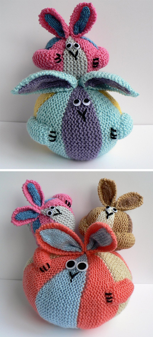 Knitting Pattern for Bunny Bundles 