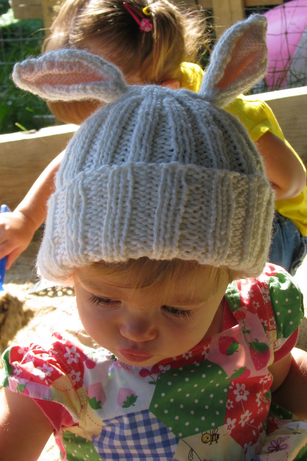 Free knitting pattern for Bunny Ears Hat