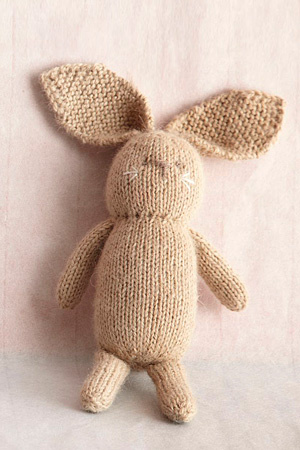 Knit Little Bunny Free Knitting Pattern | Free Bunny Rabbit Knitting Patterns at http://intheloopknitting.com/free-bunny-knitting-patterns