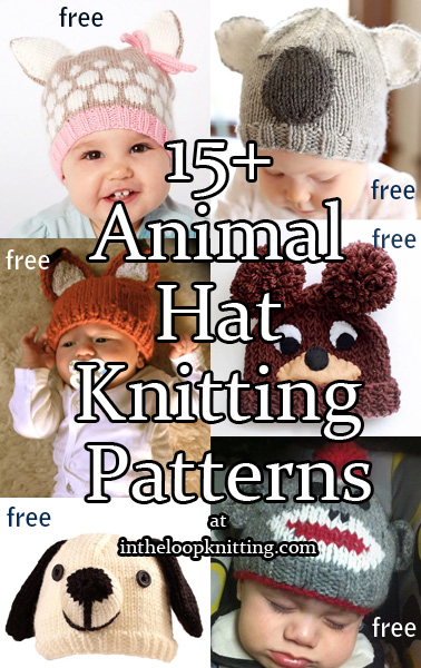 Animal Hat Knitting Patterns