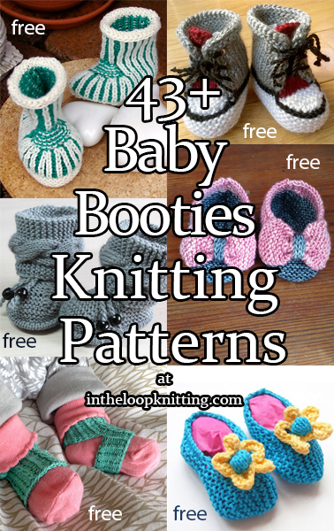 Knitting patterns for  baby booties, sandals, shoes, boots — all footwear for the well dressed baby! Quick projects to knit but so adorable they’ll be passed on when the baby grows out of them. Most patterns are free. Updated 5/16/22