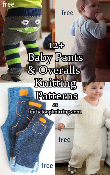 Baby Pants and Rompers Knitting Patterns. Knitting patterns for baby pants, diaper covers, overalls, dungarees and rompers Many of the patterns are free. Most patterns are free. Updated 2/4/23