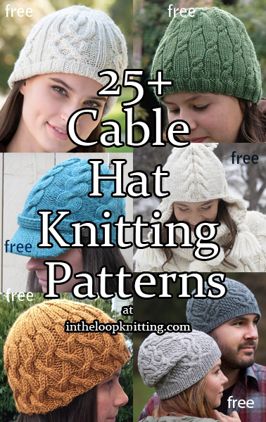 Cable Hat Knitting Patterns
