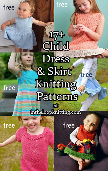Dresses and Skirts for Children Knitting Patterns