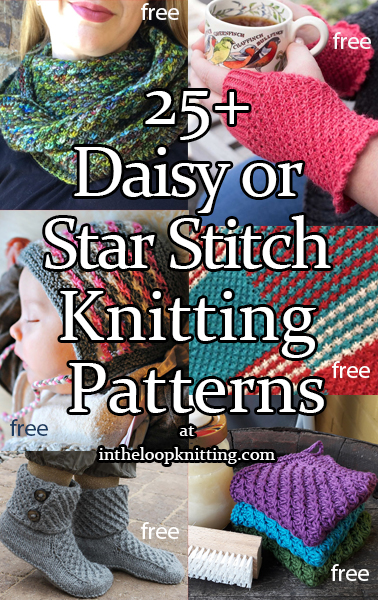 Daisy Stitch Knitting Patterns