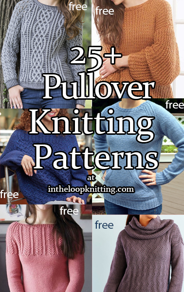 Long Sleeve Pullover Knitting Patterns