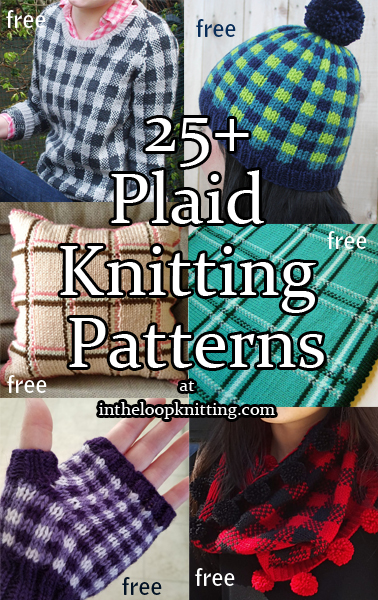 Plaid Knitting Patterns. These patterns include plaid, gingham, and tartan designs in various styles of colorwork. Updated 4/28/23 