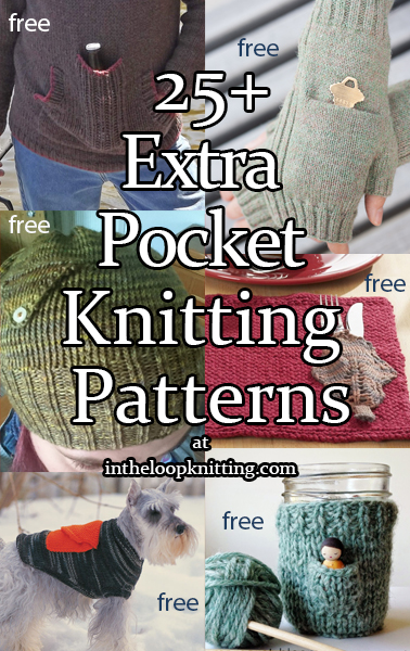 Extra Pocket Knitting Patterns. Who couldn't use an extra pocket? These accessories, home decor, and more give you extra pockets to carry or keep the necessities. Many of the patterns are free. Updated9/22/23