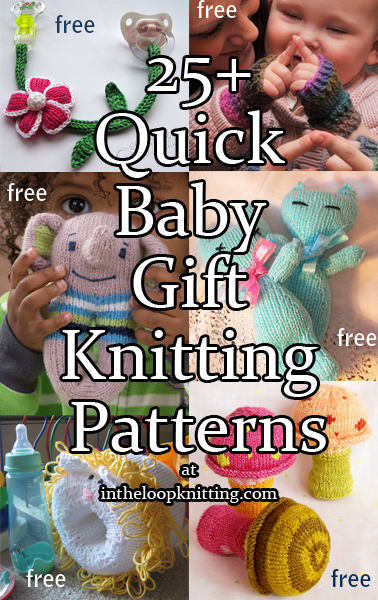 Free Quick Baby Shower Gift Knitting patterns. Got a baby shower coming up fast? Or planning a visit to new baby? Here are some gift ideas that you can knit in a few hours or a couple of days and still get lots of Awwwws. Most patterns are free. Updated 9/6/23