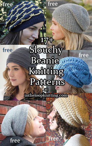 Slouchy Beanie Knitting Patterns