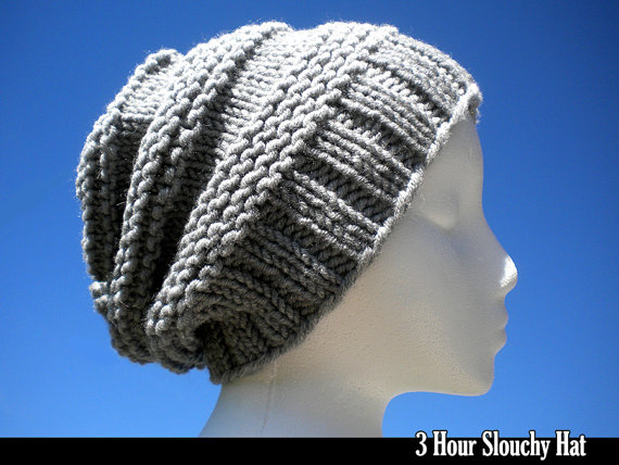Knitting pattern for 3 Hour Slouch Hat and more weekend knitting patterns
