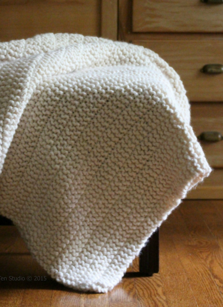 Free Knitting Pattern for Boulevard Blanket