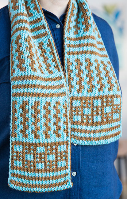 Free Knitting Pattern for Double Knit Scarf