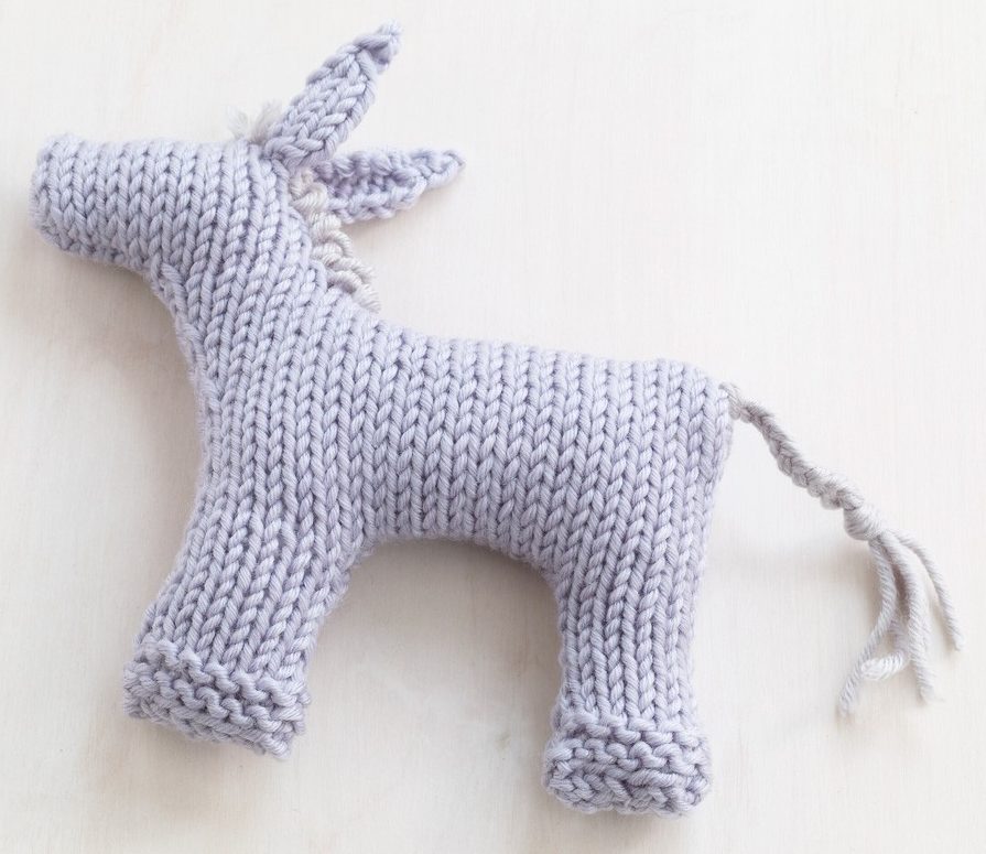 Free Knitting Pattern for Baby Burro