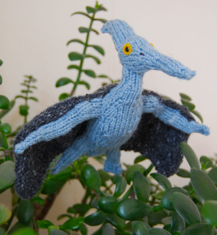 Free Knitting Pattern for Pterodactyl