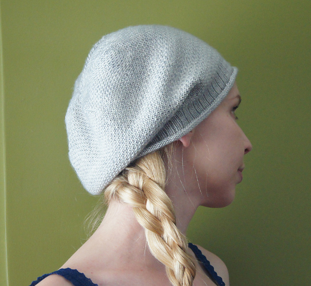 Slouchy Linen Stitch Hat Free Knitting Pattern and more free slouchy hat knitting hat patterns
