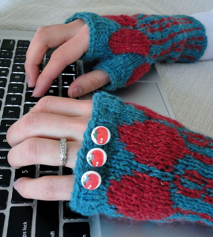 Free Knitting Pattern for Spoons Up Mitts