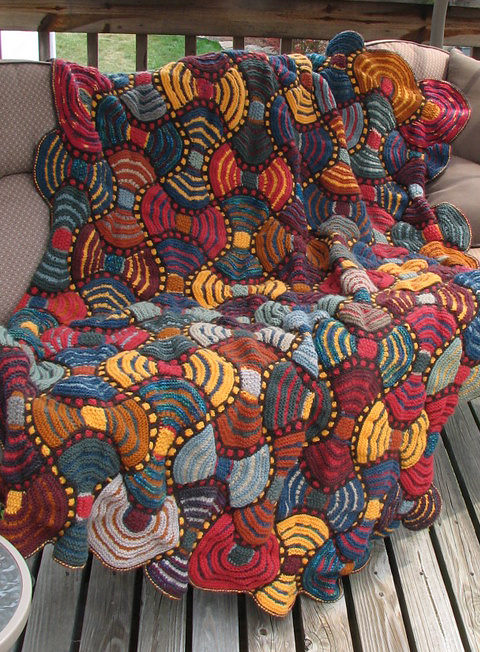 Free Knitting Pattern for African Adventure Afghan