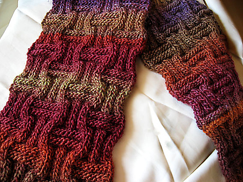 Free knitting pattern for Ameeta Scarf and more cozy scarf knitting patterns