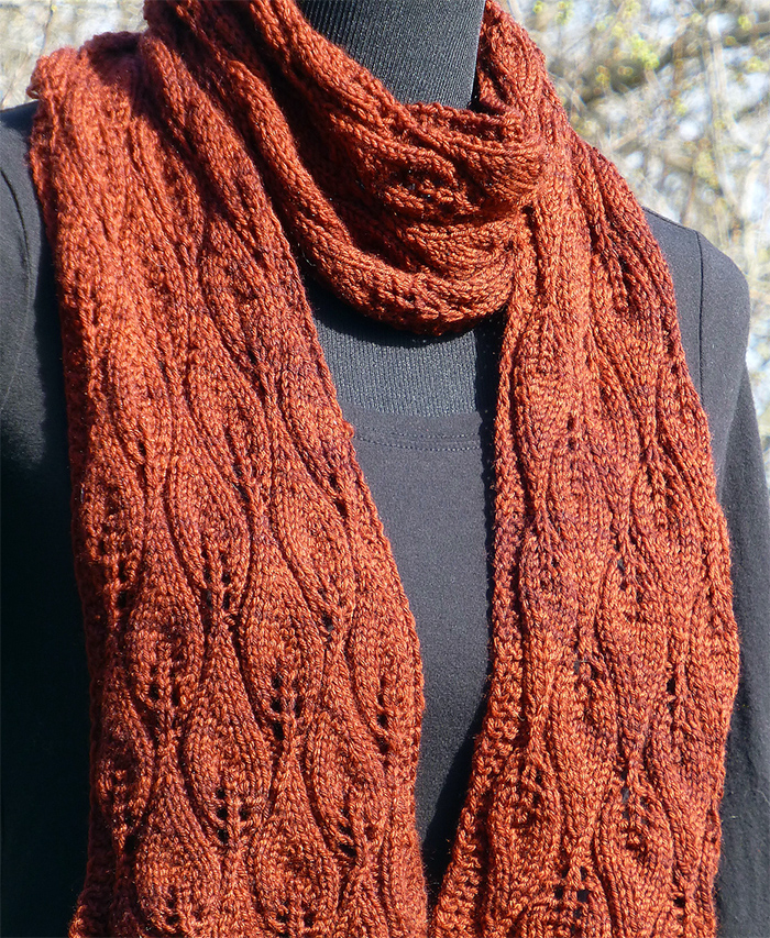 Free Knitting Pattern for Amy Pond Scarf