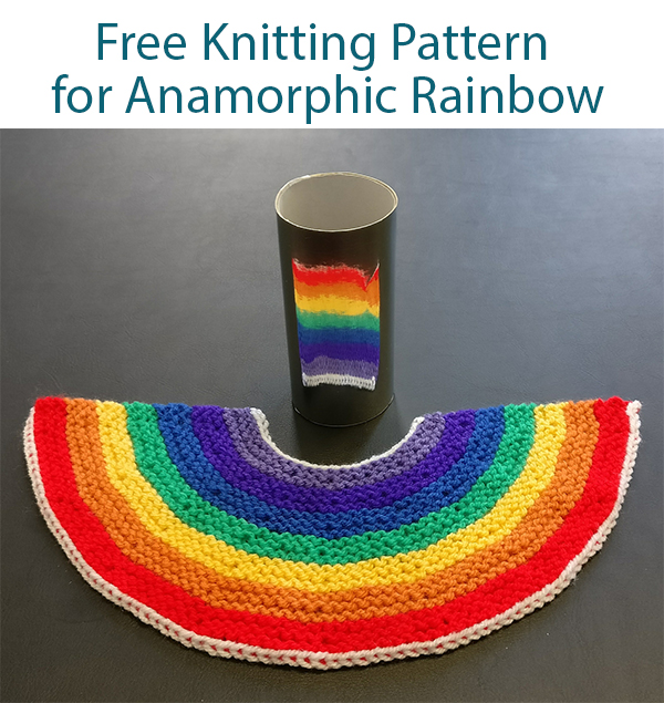 Free Knitting Pattern for Anamorphic Raintangle