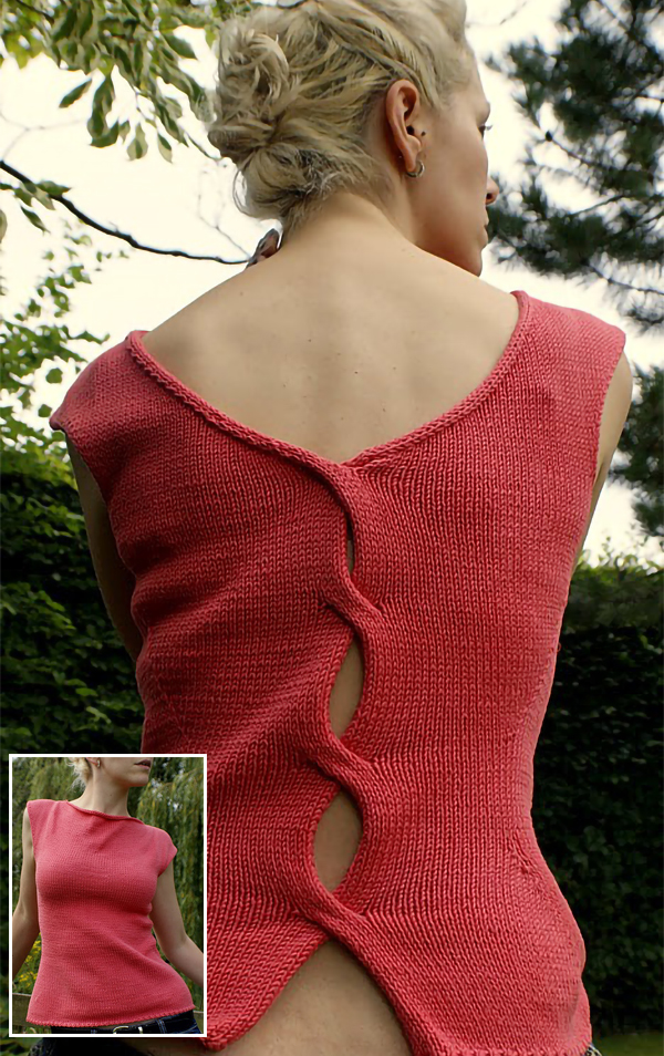 Knitting pattern for Anchored Top