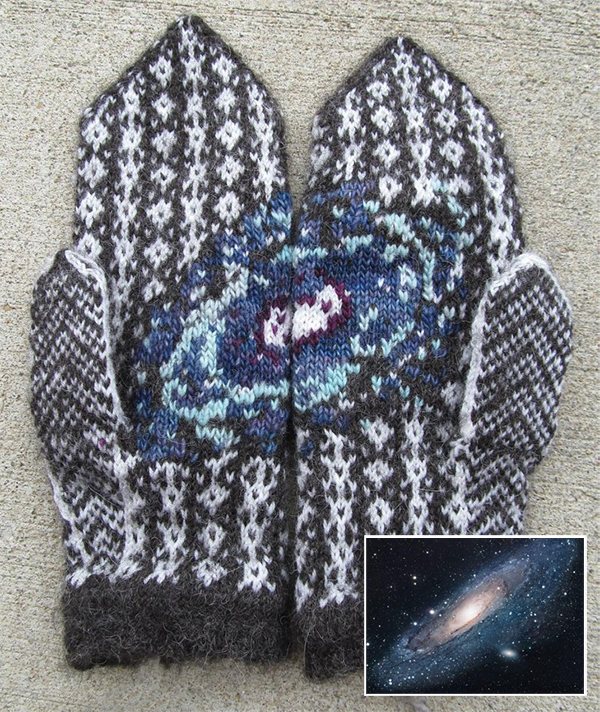 Knitting Pattern for Andromeda Mittens