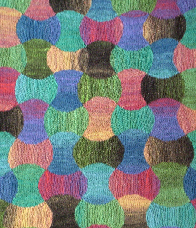 Free Knitting Pattern for Apple Core Blanket