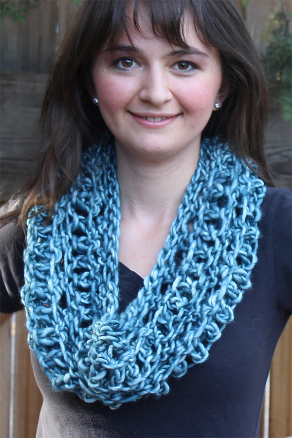 Free knitting pattern for ASAP cowl and quick cowl knitting patterns