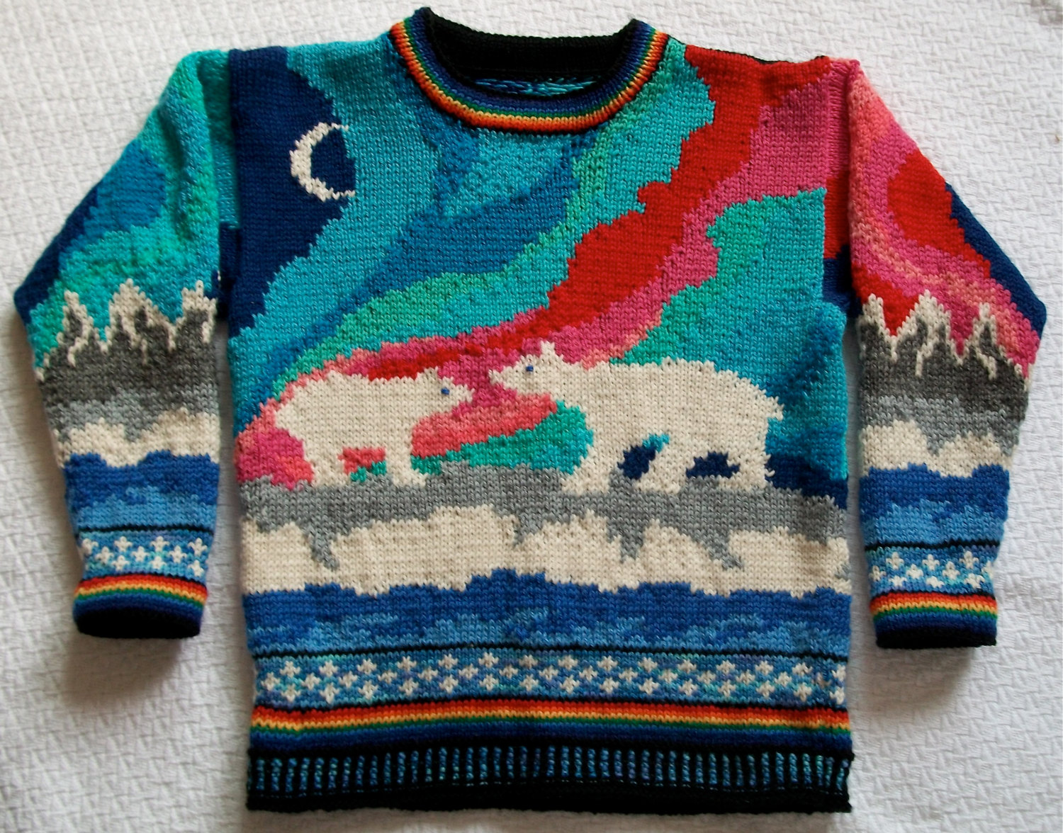 Knitting Pattern for Aurora Sweater