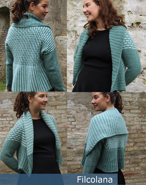 Free knitting pattern for Avonia convertibale cardigan