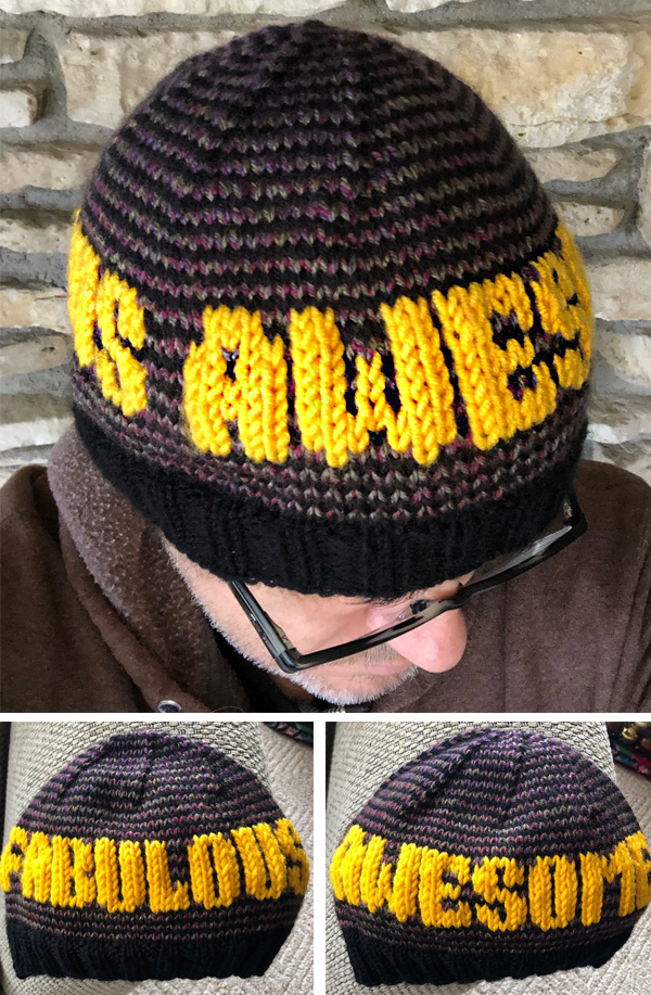Free Knitting Patterns for Awesome Fabulous Beanie