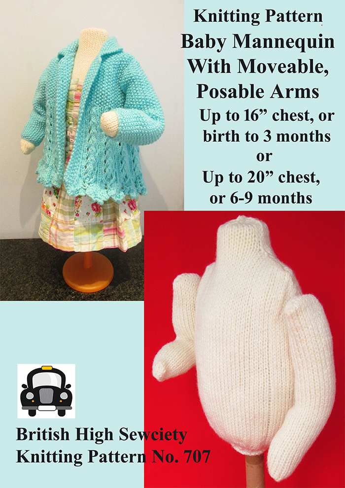 Knitting Pattern for Baby Mannequin 