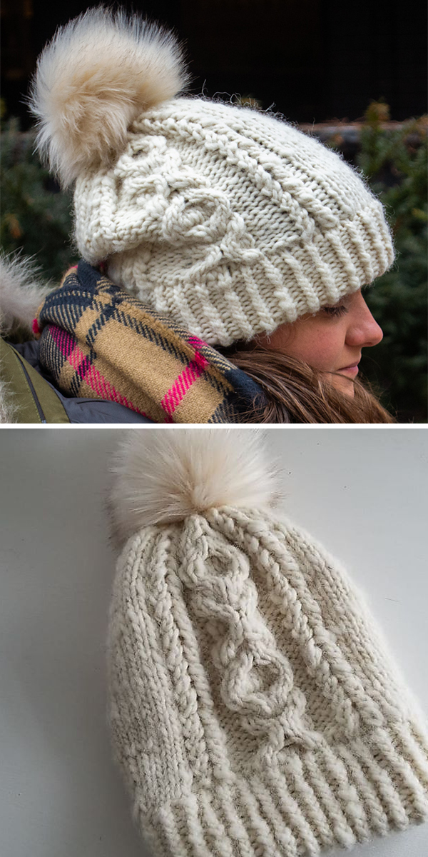 Knitting Pattern for Bariloche Sky Hat