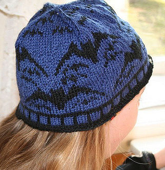 Free Knitting Pattern for Bat Hat
