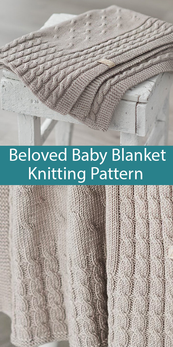 Knitting Pattern for Beloved Baby Blanket