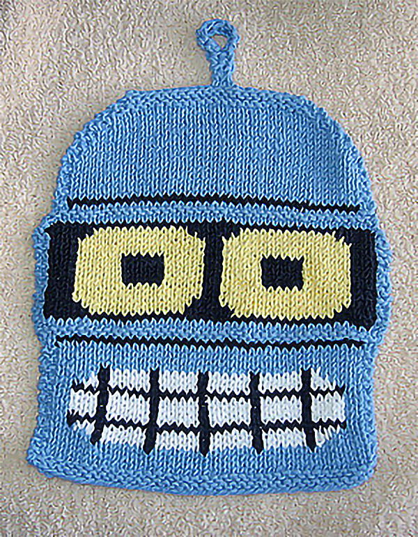 Free knitting pattern for Bender Dishcloth