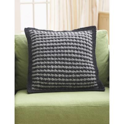 Houndstooth Pillow Free Knitting Pattern and more pillow and cushion knitting patterns