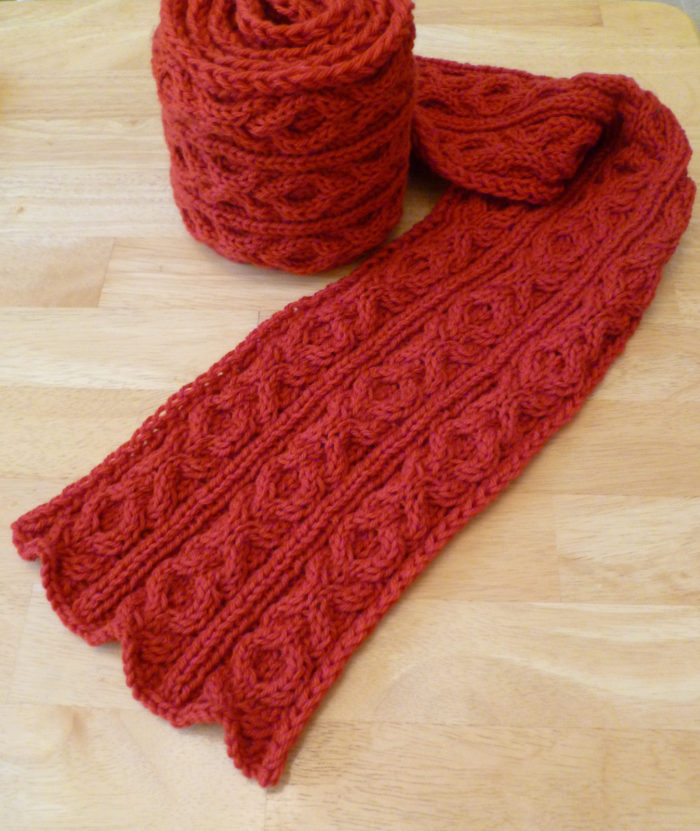 Free Knitting Pattern for Besotted Scarf