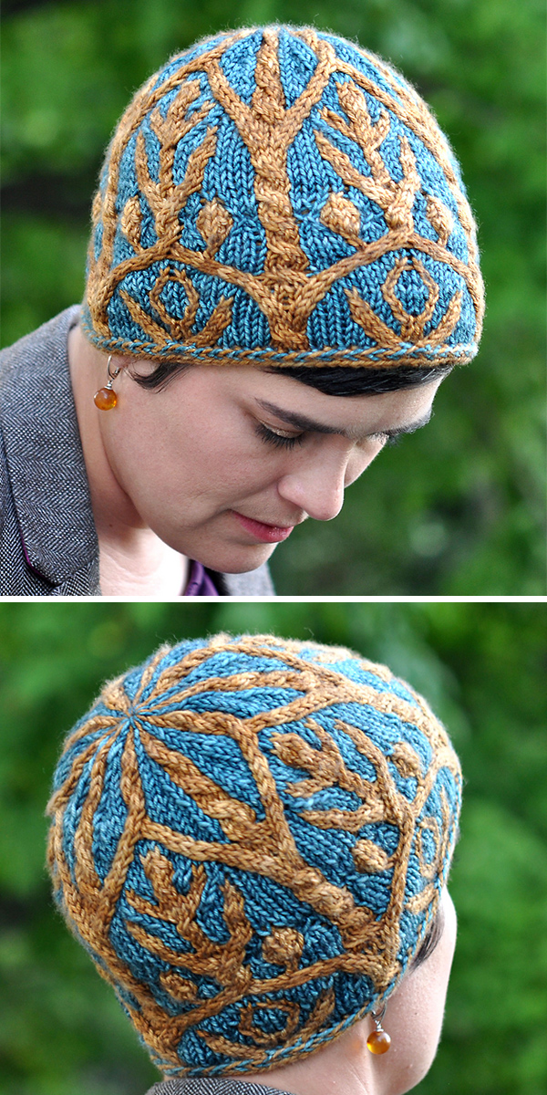 Knitting Pattern for Lothlorien Hat