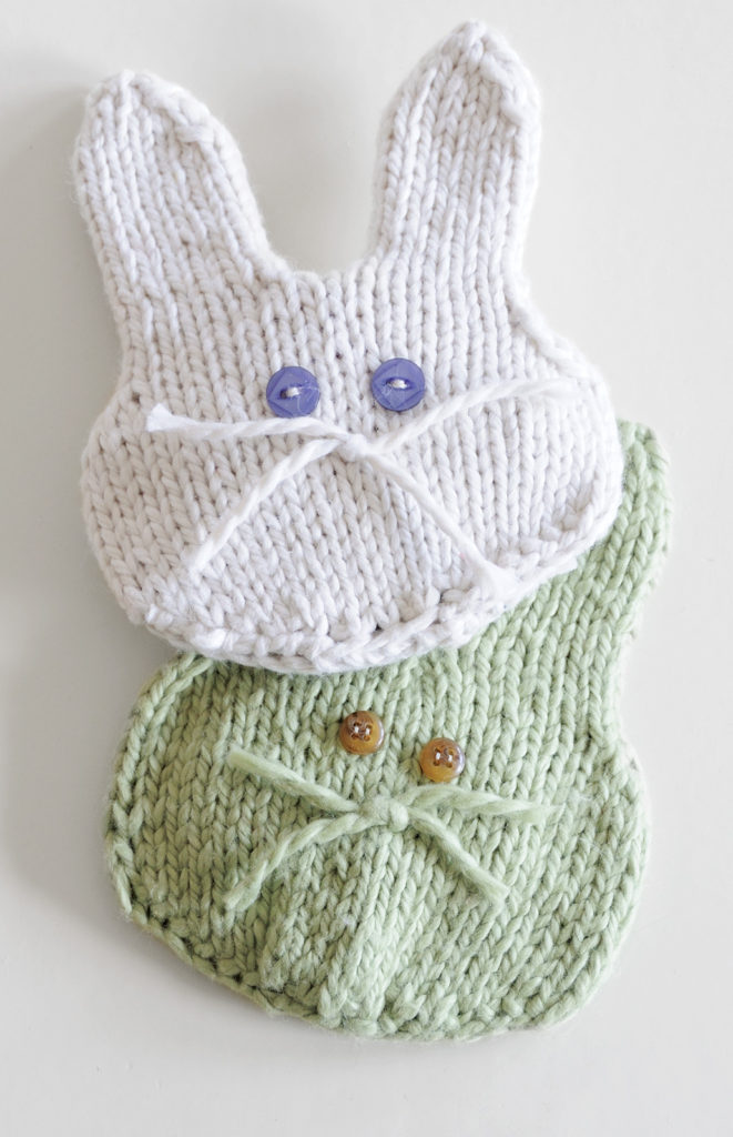 Knitting Pattern for Boo-Boo Bunny Ice Pack Cozy