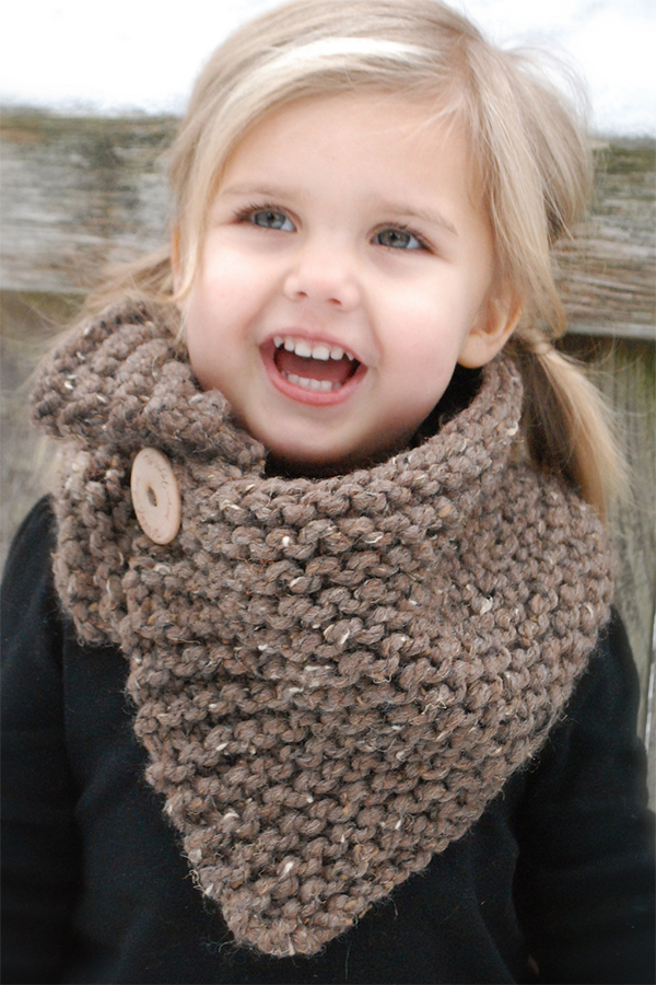 Knitting Pattern for Boston Cowl - Adult, Child, Toddler sizes