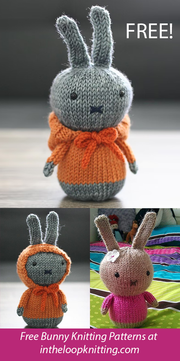 Free Bunny Toy Knitting Pattern Bun Bun