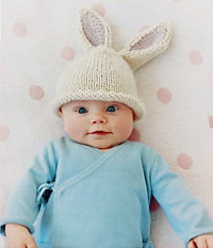 Bunny Beanie Free Knitting Pattern | Free Quick Easter Knitting Patterns at http://intheloopknitting.com/free-quick-easter-knitting-patterns