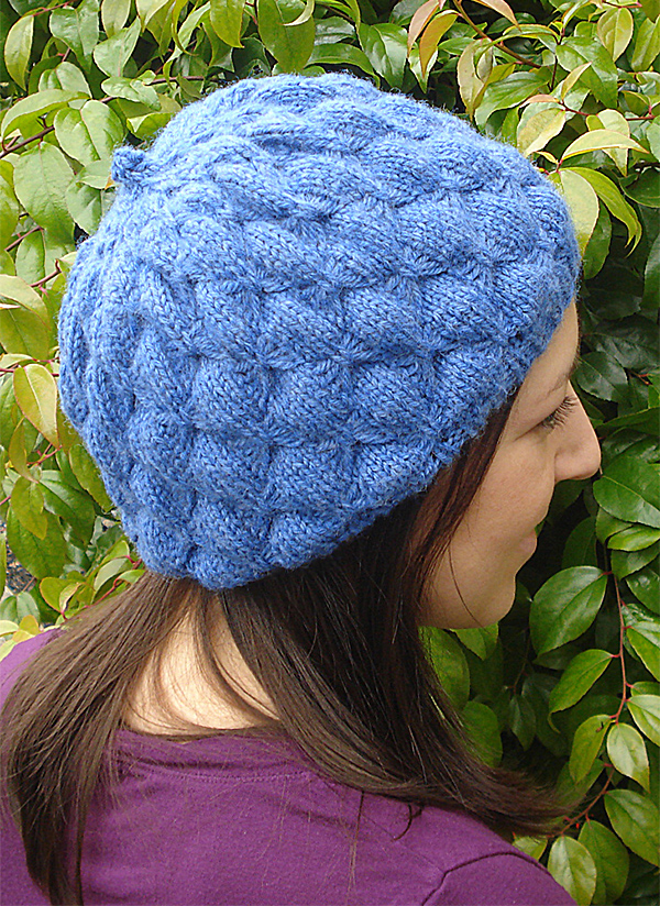 Free Knitting Pattern for Butterfly Beret