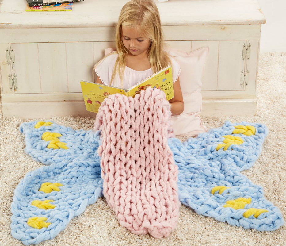 Free Knitting Pattern for Arm Knit Butterfly Sleep Sack