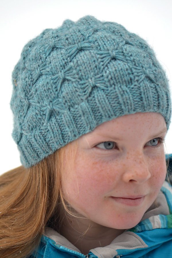 Free Knitting Pattern for Butterfly Stitch Hat