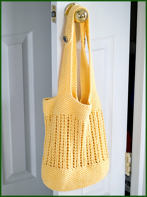 knitting pattern for BYOB Market Bag