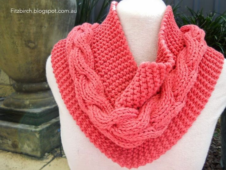 Cable and Garter Cowl Free Knitting Pattern and more free cowl knitting patterns