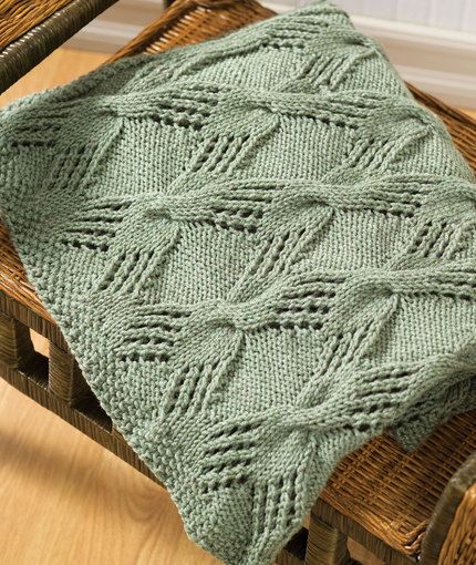 Free knitting pattern for Cable Knit Throw and more cable afghan knitting patterns